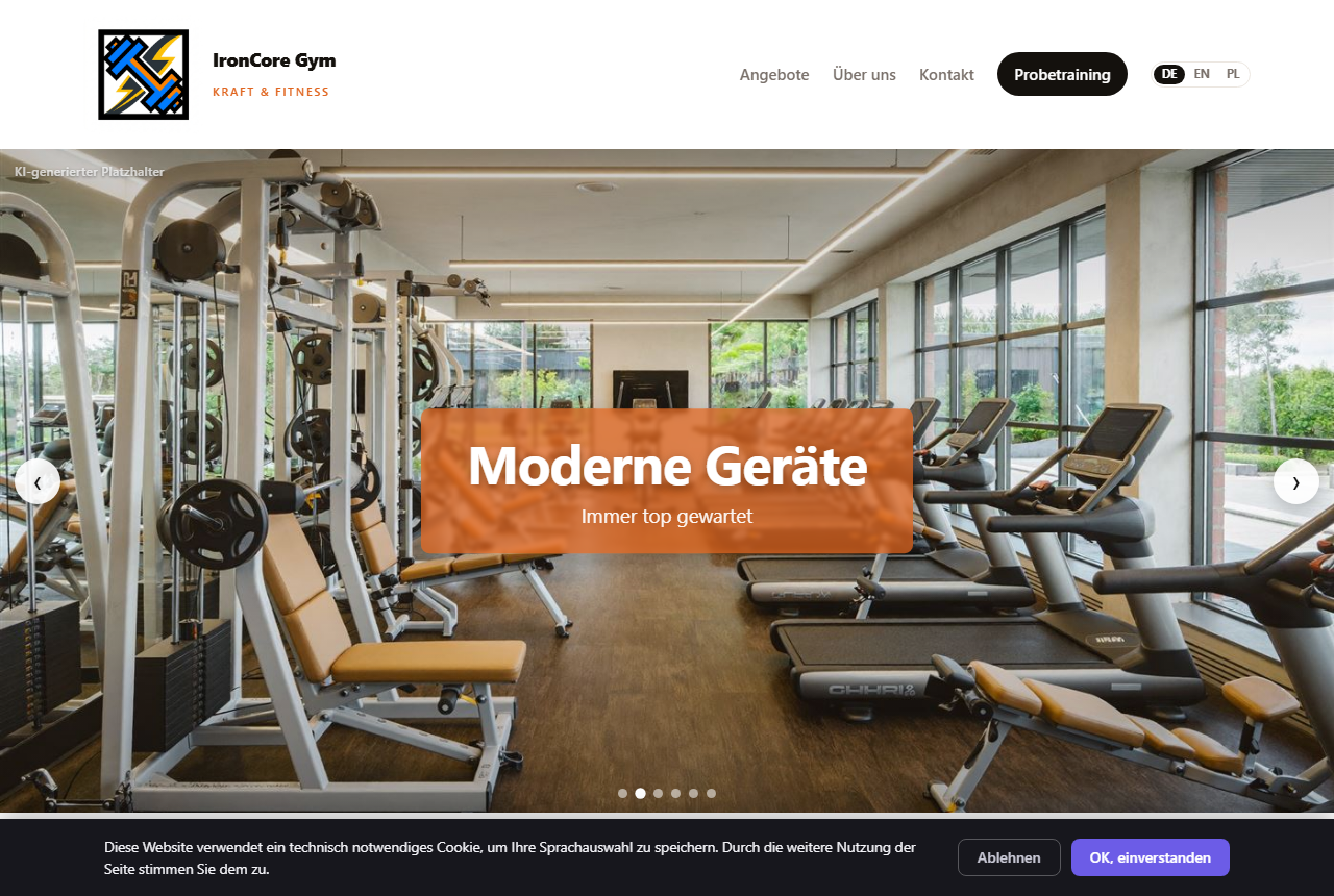 Fitnessstudio