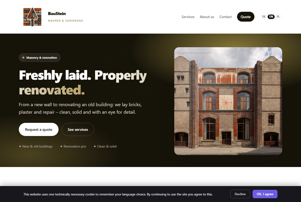 Masonry & renovation