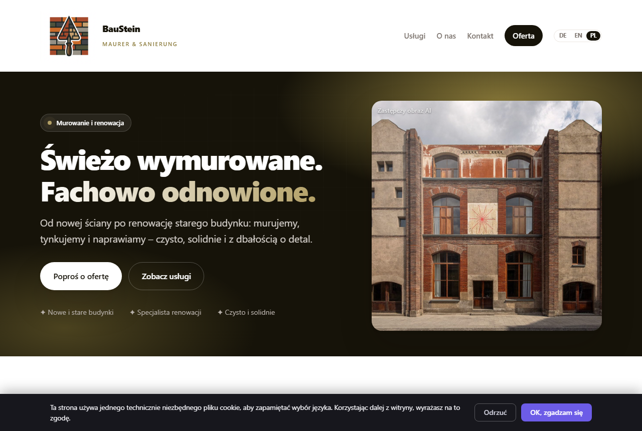 Murarstwo i renowacja