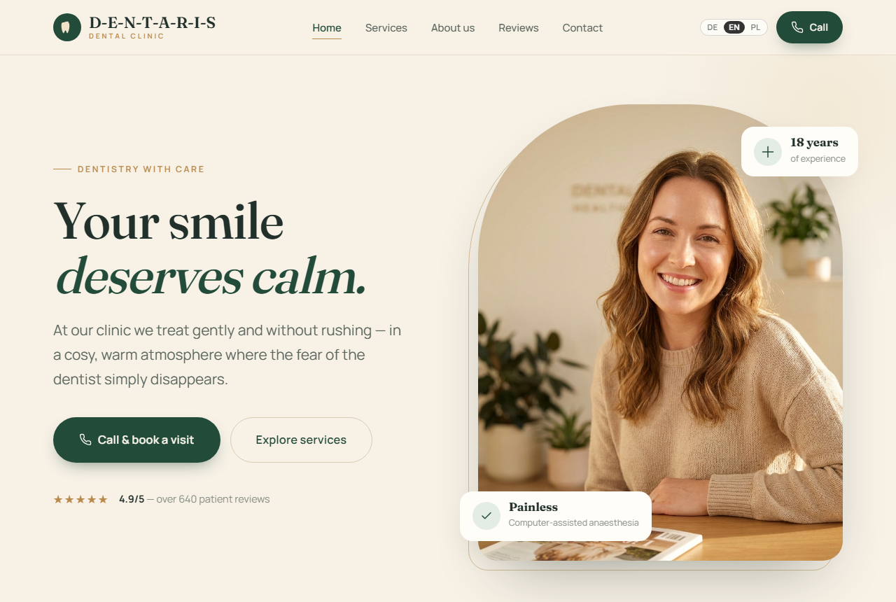 Dental practice · Design 2