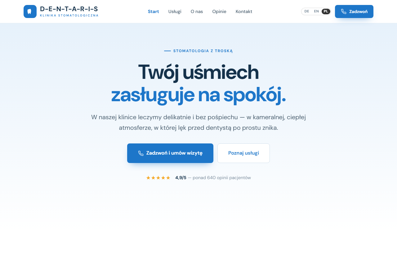 Gabinet stomatologiczny · Projekt 5
